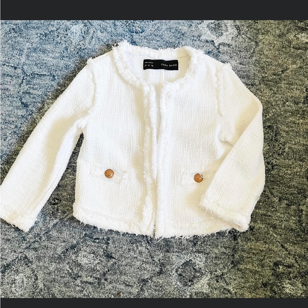 Zara tweed-style jacket
